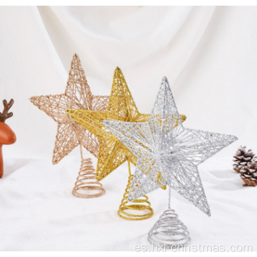 Árbol de Navidad de moda Top Decoración Estrellas